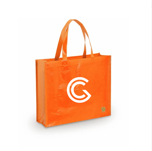 GCA Orange Laminated Non-Woven Bag